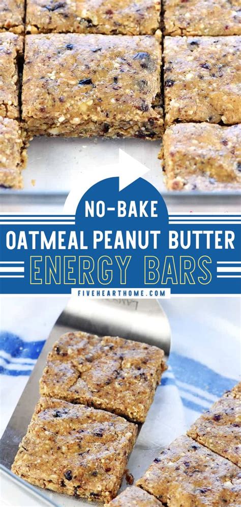 Oatmeal Peanut Butter Energy Bars Ideas Muffin Quiche Cake