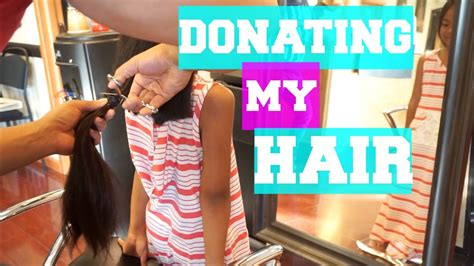 Donating My Hair 7 Year Old Donates 12 Inches Youtube