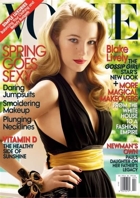 Blake Lively On Cover Of Vogue Daytime Confidential