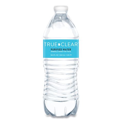 Buy True Clear Purified Bottled Water 169 Oz Bottle 24 Bottles