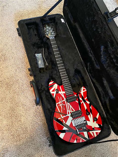 Evh Wolfgang Special Striped Series Redblackwhite With Hsc Reverb