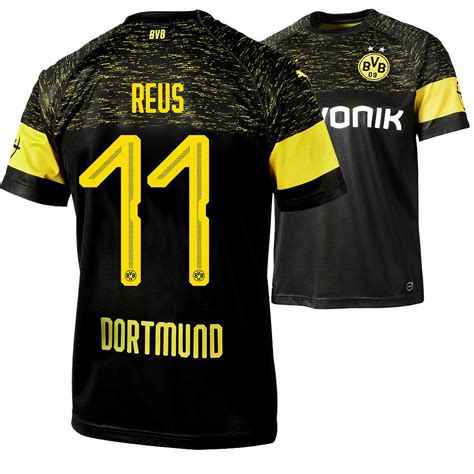 Borussia dortmund football kit 17 18 camisa de futbol. Puma Borussia Dortmund Auswärts Trikot REUS 2018/2019 ...