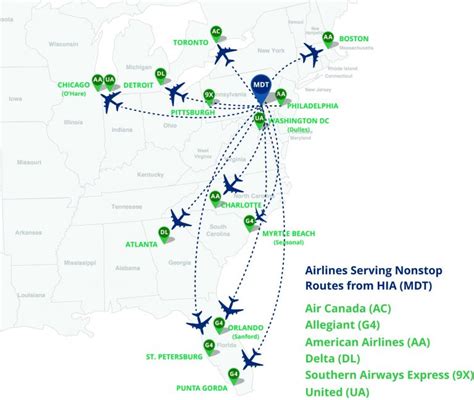 Hiaupdatedmap Harrisburg International Airport