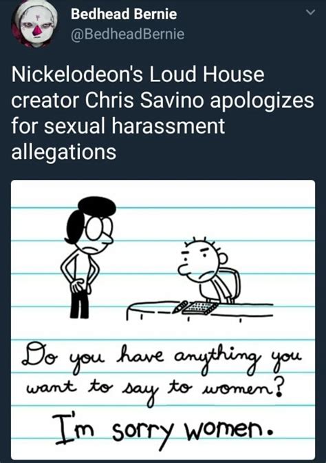 Nickelodeons Loud House Creator Chris Savino Apologizes For Sexual Harassment Allegations