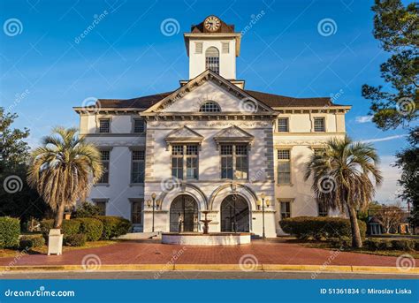 Brooks County Courthouse In Quitman Georgia Editorial Stock Image