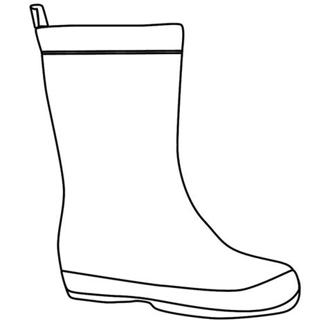 Rain boots coloring sheet pages template. Rain Boots Coloring Page | Clipart Panda - Free Clipart ...
