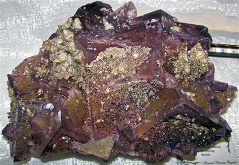 Fluorite Calcite Annabel Lee Mine Near Cave In Rock Illinois Usa