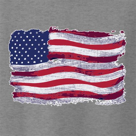 Distressed American Flag Heat Transfer Warehouse