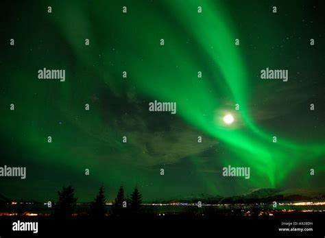 Northern Lights Aurora Borealis Stock Photo Alamy