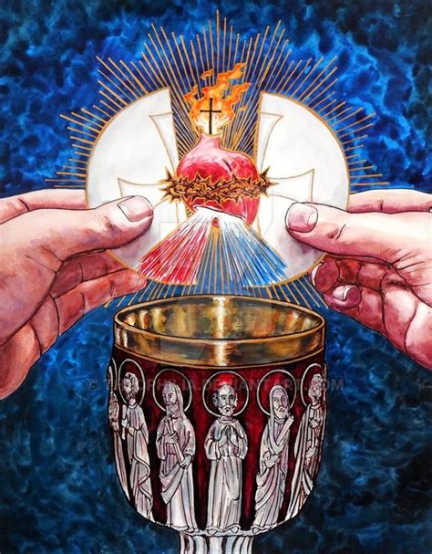 The Eucharistic Heart Of Jesus By Theophilia Heart Of Jesus