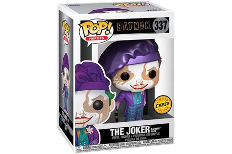 Funko Pop Heroes Batman The Joker Batman 1989 Chase Edition Figure