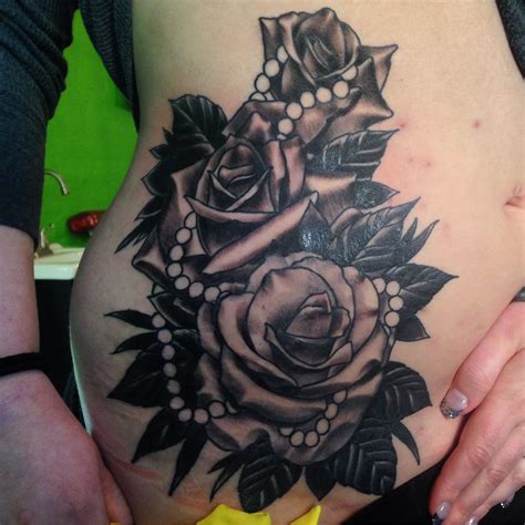 black-and-grey-roses-hip-tattoo-rose-tattoo-on-hip,-hip-tattoo,-tattoos