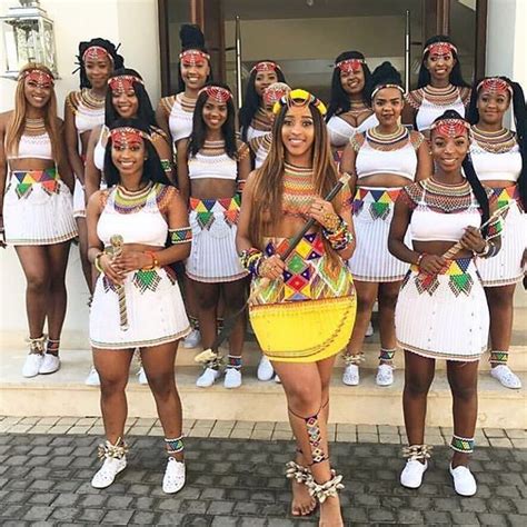 The zulu royal family consists of the late king of the zulus, goodwill zwelithini, his consorts, and legitimate descendants. Okurr #African Queens #Zulu #Bridesquad come thru ...