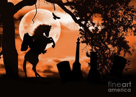 Headless Horseman Halloween The Legend Of Sleepy Hollow Photograph By
