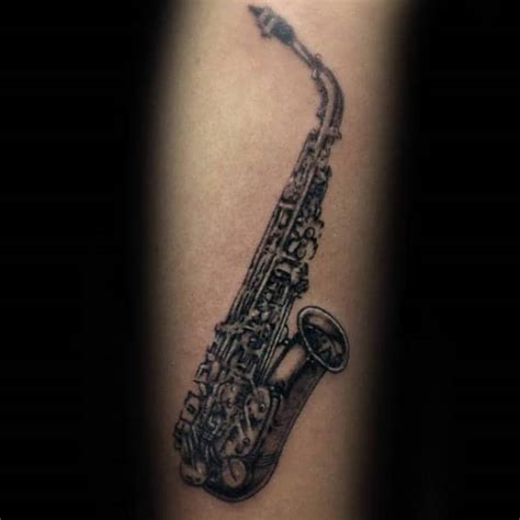Utah Jazz Tattoo Ideas Saxophone Tattoos Tattoo Designs Jazz Abstract