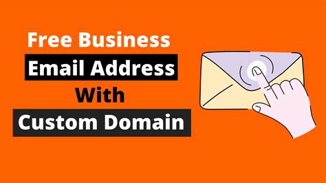How To Get Business Email Address Free Custom Domain Email Provider