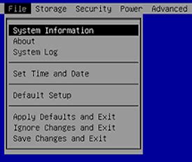 Many hp computers have an emergency bios recovery feature that allows you to recover and install the last known working version of the bios from the hard drive. HP Desktop PCs - BIOS Setup Utility Information and Menu ...