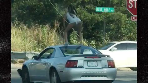 woman twerking on moving car arrested for disorderly conduct