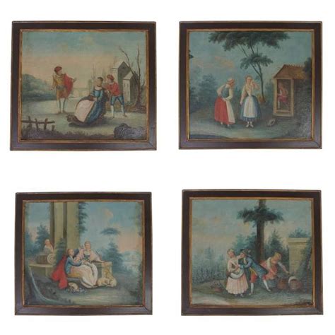 18th Century Italian Romantic Oil Painting For Sale At 1stdibs