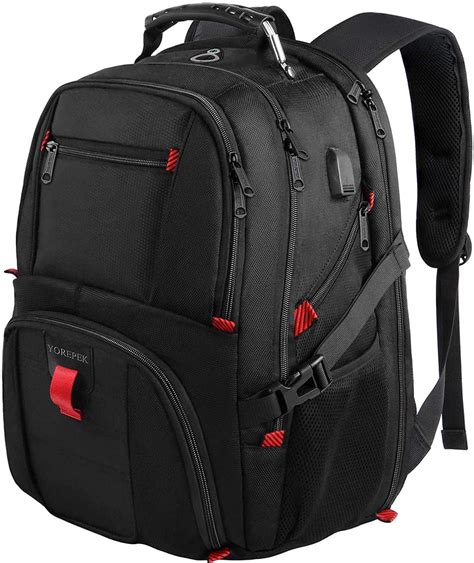 Yorepek 17 Inch Extra Large Backpack For Men 50l Travel Backpack With