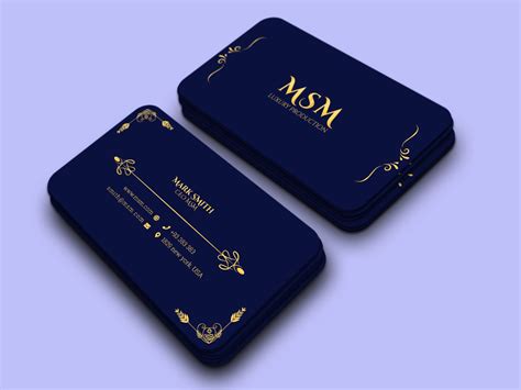 Luxury Premium Business Card Design Business Card Design Creative