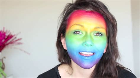 Rainbow Make Up Tutorial Kandee Johnson Youtube