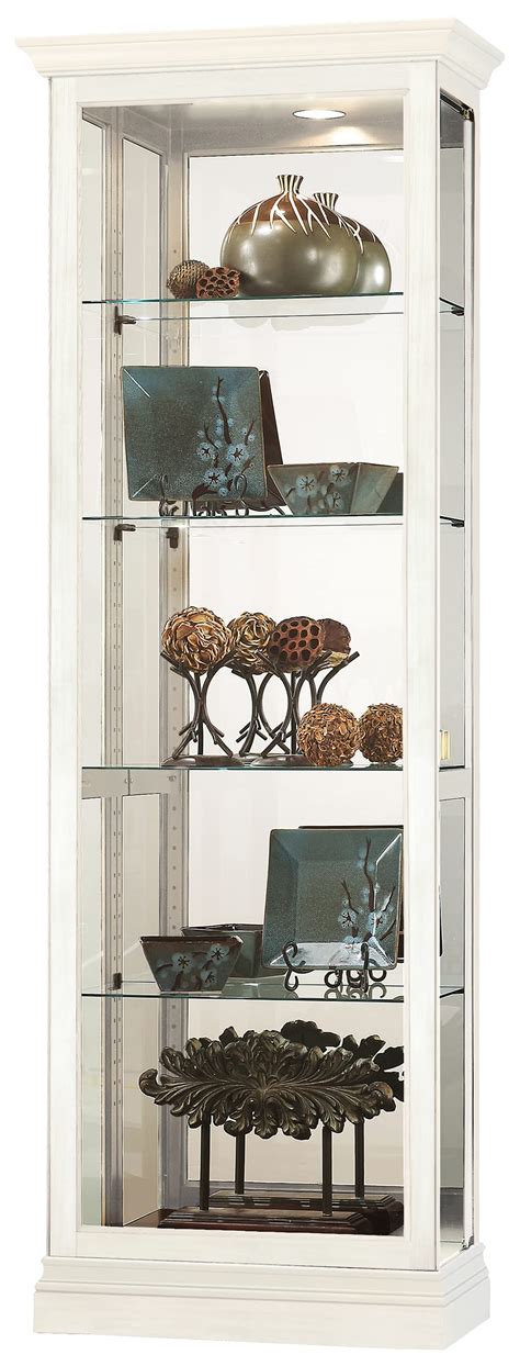 Buy Howard Miller Brantley IV Curio Cabinet Aged Linen Finish Vertical Home Decor