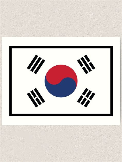 4.6 out of 5 stars 8. Lámina artística «Bandera de corea del sur» de estudio3e | Redbubble