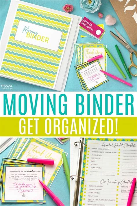 Moving Binder Printables Moving Binder Moving Organisation Moving Tips