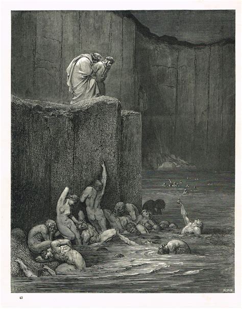 La Divine Comédie Lenfer Illustration De Gustave Doré Gravée Par