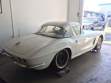 Categories:gasoline alley, got muscle feature car. 1962 Corvette C1 2 tops "Barn find" one owner low miles ...