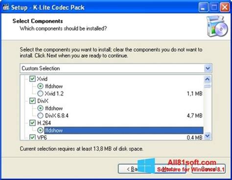 For the file that you want to download. Download K-Lite Codec Pack for Windows 8.1 (32/64 bit) in ...