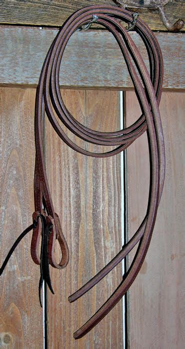 Lined Ultimate Split Reins Weighted At Popper End Buckaroo Leather