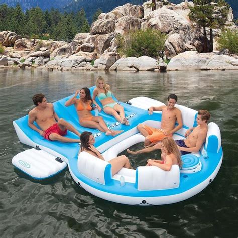 Intex 7 Seat Multi Inflatable Ride On In The Pool Floats Department At