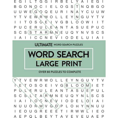 Large Print Puzzle Book Word Search Big W
