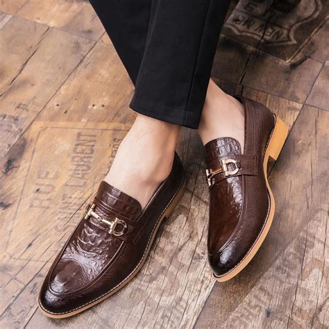 Luxury Men Genuine Leather Shoes Gagodeal Dress Shoes Men Genuine