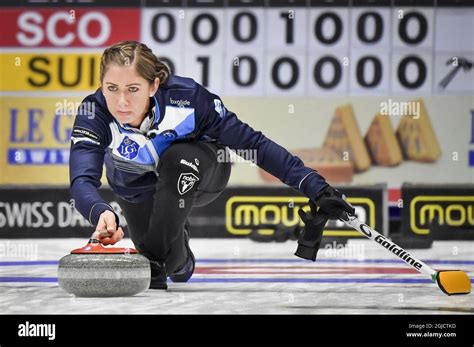 Scotlands Skip Eve Muirhead In Action During The Womens Semifinal