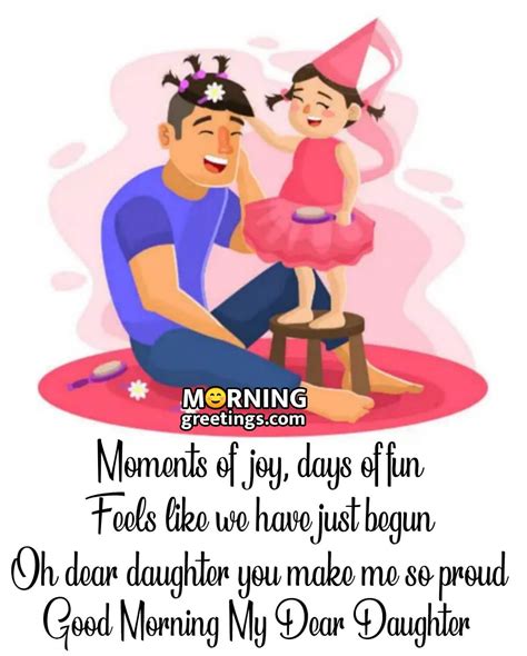 20 Good Morning Message Images For Daughter Morning Greetings
