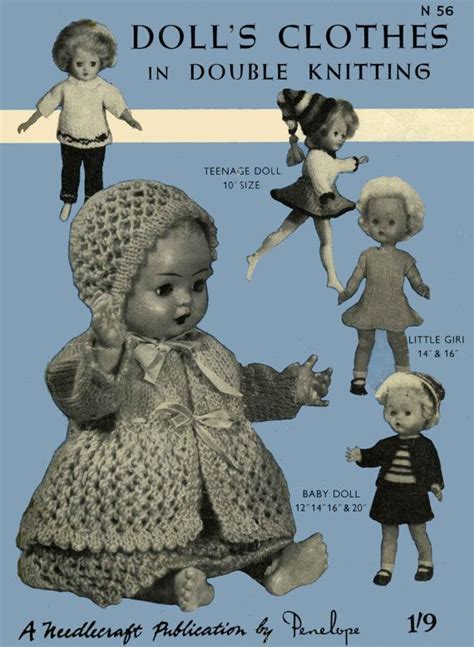 Vintage Doll Pattern Teenage Doll10little Girl Etsy Uk Doll Clothes