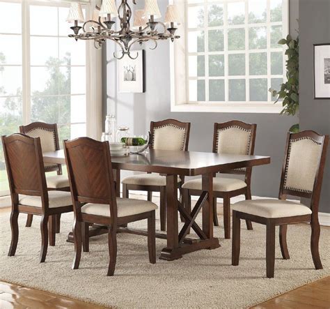 Discover the story behind the collection and how to bring your dining room to life with custom furniture. Birch Lane™ Heritage Chevaliers 7 Piece Dining Set & Reviews | Birch Lane | Dining room table ...