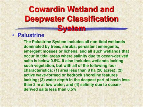 Ppt Wetland Identification Powerpoint Presentation Free Download