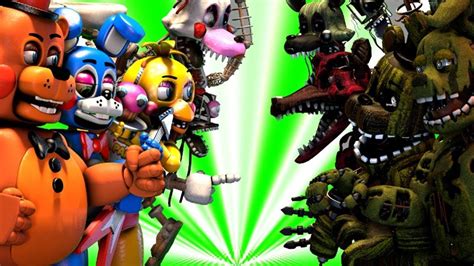 Top 10 Best Five Nights At Freddy S Fight Animations 2016 Kill Fnaf