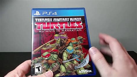 Teenage Mutant Ninja Turtles Mutants In Manhattan Ps4 Unboxing Youtube