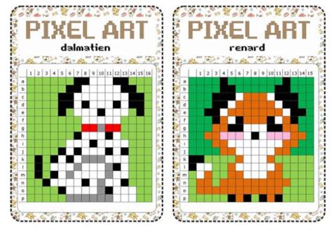 Before jumping into pixel art, remember: atelier libre : pixel art - Fiches de préparations (cycle1 ...