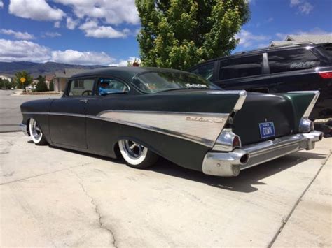 1957 Chevy Belair Chopped And Bagged For Sale