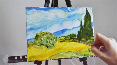 Easy Van Gogh Painting Oil Painting For Beginners How To Paint Like