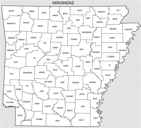 Free Printable Map Of Arkansas And 20 Fun Facts About Arkansas