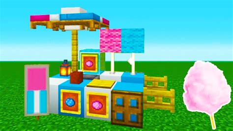 This world show cases an entire year of creative building in. Minecraft Tutorial: How To Make A Cotton Candy Stand "2019 ...
