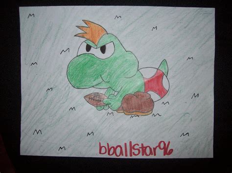 Yoshi Playing Football By Bballstar96 On Deviantart