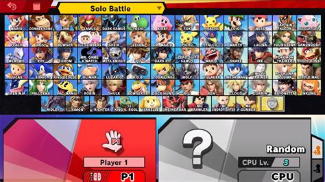 Super Smash Bros Ultimate S Final Character Select Screens Out Of Image Gallery